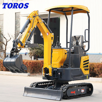 Multipurpose 1.2 T Excavator Small Garden Excavator 2870*930*2030mm Dimension