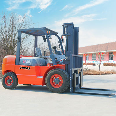 qualità  Heavy Lifting 2-3 Ton Diesel Forklift 3-4 Meters Overall Length fabbrica
