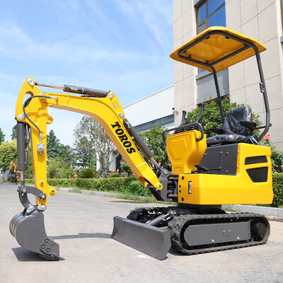 comprare TE-10 Mini Excavator Classic color scheme, brand-new mechanical structure, compact and flexible, fully functional, adaptable to various working environments. online manufacture