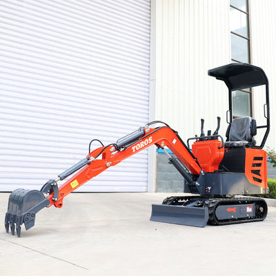 Mini escavatore Toros multifunzione da 1 tonnellata con motore Koop