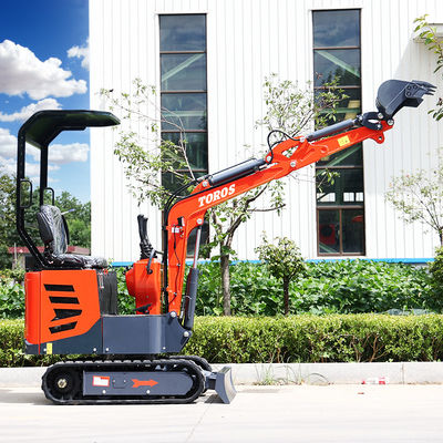 Mini escavatore Toros multifunzione da 1 tonnellata con motore Koop