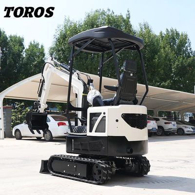 19KW Toros mini escavatore idraulico 1,5 tonnellate mini escavatore per uso domestico