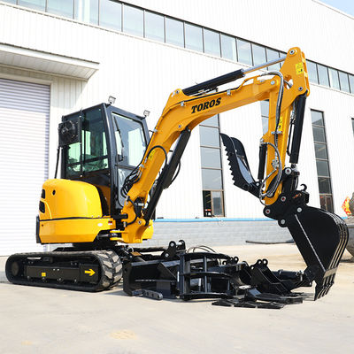 Toros 3,5 tonnellate Mini Digger Minibagger attrezzatura di scavo compatta
