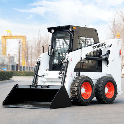CE 500 kg-1200 kg caricatore idraulico a ruote Front End Piccolo caricatore articolato