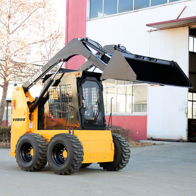 Epa4 Euro5 Compact Skid Steer Loader con motore idrostatico a interruttore idraulico