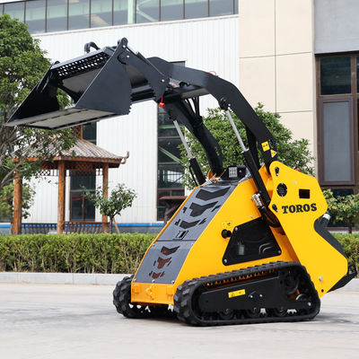 Capacità operativa 1000-1500Lbs Mini Skid Steer Loader Facile da controllare