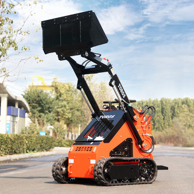 Capacità operativa 1000-1500Lbs Mini Skid Steer Loader Facile da controllare