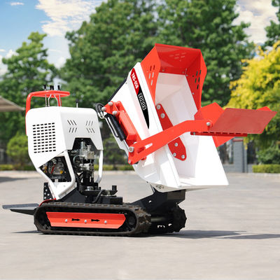 Traccia di gomma Mini Dumper a benzina 500 kg Forte capacità di arrampicata