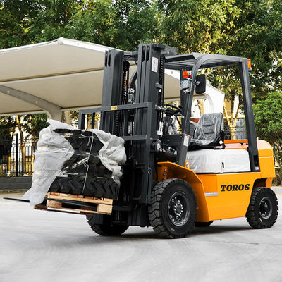 EPA 1-2 metri lunghezza della forcella 2,5 tonnellate carrello elevatore diesel manuale tipo automatico