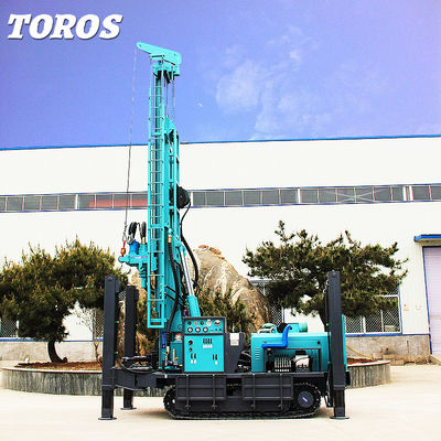 TOROS Power Diesel Hydraulic Crawler Drilling Rig con motore YUCHAI
