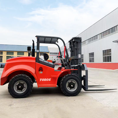 4 ruote 5000 libbre Piccolo carrello elevatore a forcella Trasmissione automatica