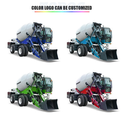 Cummins Weichai Motor Carbon Steel Concrete Mixer Truck Capacità 10-20m3