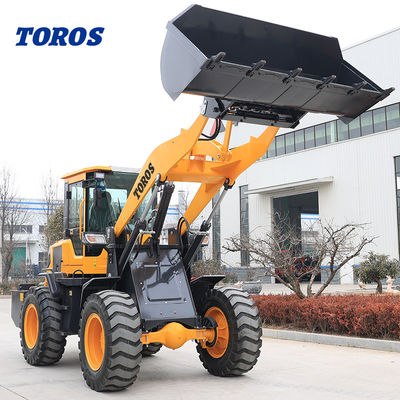 Potente motore EPA Mini Wheel Loader Machine per progetti di costruzione