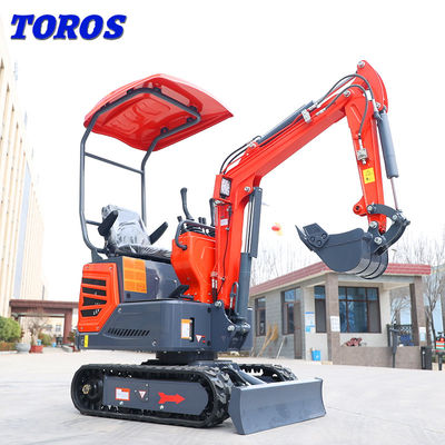 Lavori comunali 1,2 tonnellate 0,8 tonnellate mini escavatore macchina di alta potenza