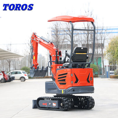 Escavatore cingolato idraulico piccolo commerciale da 1,2 tonnellate 20 CV