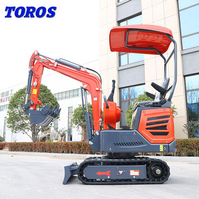 Mini escavatore da 1 tonnellata 1,2 tonnellata 20 CV Piccole macchine movimento terra