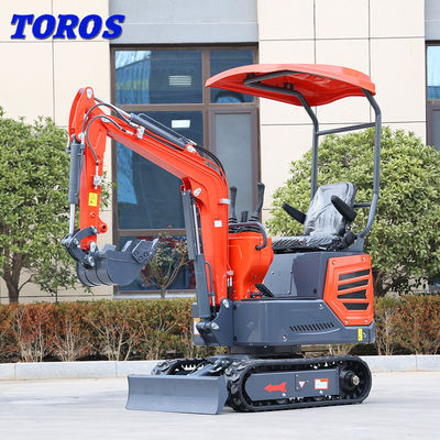 Mini escavatore da 1 tonnellata 1,2 tonnellata 20 CV Piccole macchine movimento terra