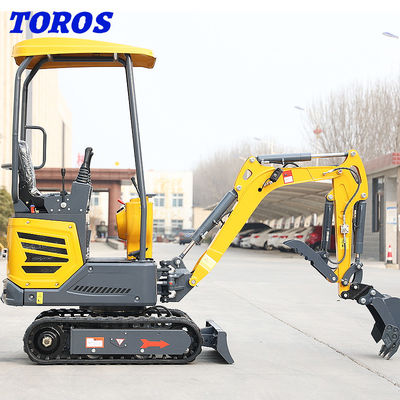 Mini escavatore da 1 tonnellata 1,2 tonnellata 20 CV Piccole macchine movimento terra