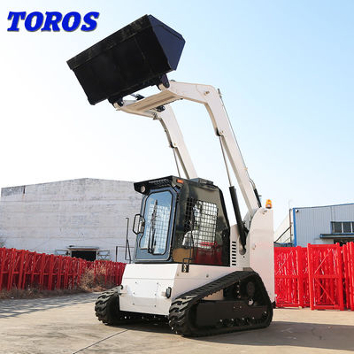 Mini idraulico 1 tonnellata ruote Skid Steer caricatore per lavori stradali alte prestazioni