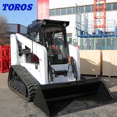 Sgomberaggio della neve Mini Track Skid Steer Earthworks Compact Skid Steer Machine
