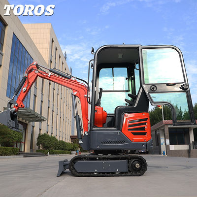 Mini escavatore idraulico ad alta efficienza energetica con larghezza del telaio di 930 mm