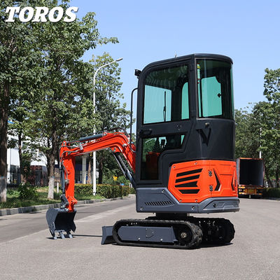 Escavatore a mini-crawler da 1,2 tonnellate altamente manovrabile 180 mm Larghezza del binario