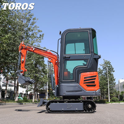 Mini escavatore da 1 tonnellata personalizzabile con spazio libero 405 mm