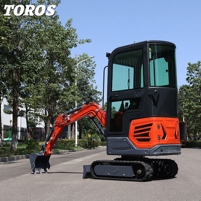 Mini escavatore da 1 tonnellata personalizzabile con spazio libero 405 mm