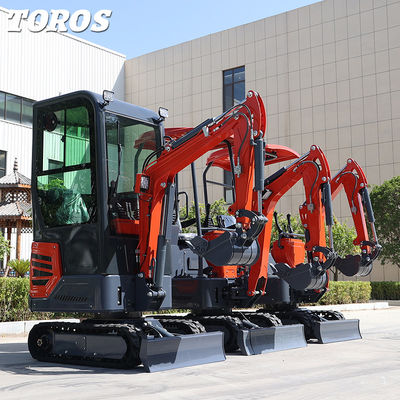 Mini escavatore a trascinatore 1200 kg peso di esercizio