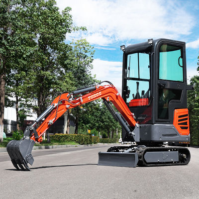 Mini escavatore idraulico leggero da 1,2 tonnellate 1745 mm Max.Dumping Height