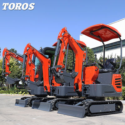 Mini escavatore a velocità regolabile 1.2T per progetti su piccola scala