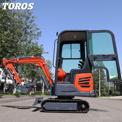 Escavatore a mini-crawler da 1,2 tonnellate altamente manovrabile 180 mm Larghezza del binario