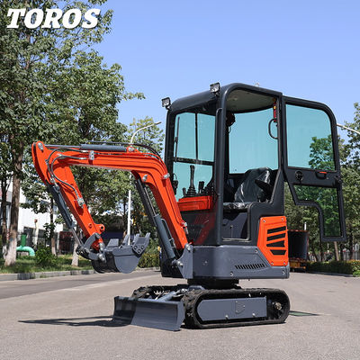 Potente mini escavatore da 1,2 tonnellate con certificazione CE EPA EURO 5
