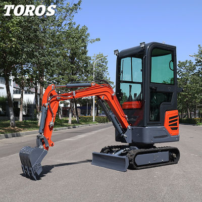 Mini escavatore da 1 tonnellata personalizzabile con spazio libero 405 mm