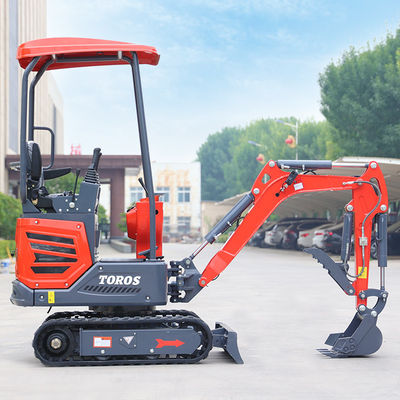 Alte prestazioni mini escavatori da 1,2 tonnellate mini escavatori da piccolo trascinatore