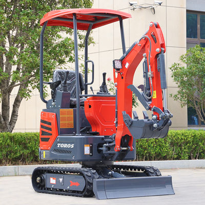 Mini escavatore a trascinatore 1200 kg peso di esercizio