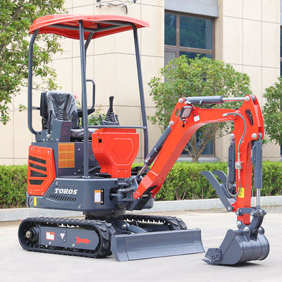 Mini escavatore a trascinatore 1200 kg peso di esercizio