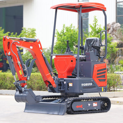 Escavatore cingolato idraulico piccolo commerciale da 1,2 tonnellate 20 CV