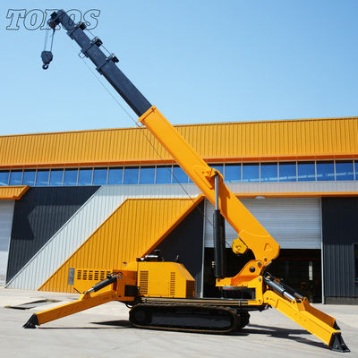 Spano 16.8m TOROS Tracked Spider Crane per ingegneria dello spazio stretto