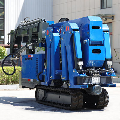 Commercial Blue Small Crawler Spider Crane 8000KG Facile funzionamento