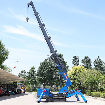 Commercial Blue Small Crawler Spider Crane 8000KG Facile funzionamento