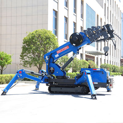 Spano 16.8m TOROS Tracked Spider Crane per ingegneria dello spazio stretto