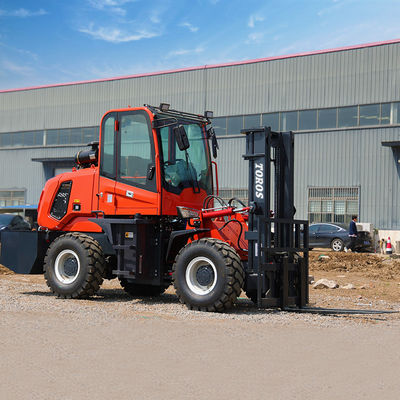 4 ruote 5000 libbre Piccolo carrello elevatore a forcella Trasmissione automatica