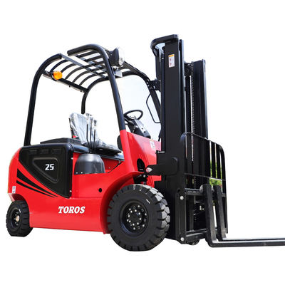 Camion elettrico a forchetta ricaricabile da 100Ah-200Ah da 3 tonnellate con pneumatici