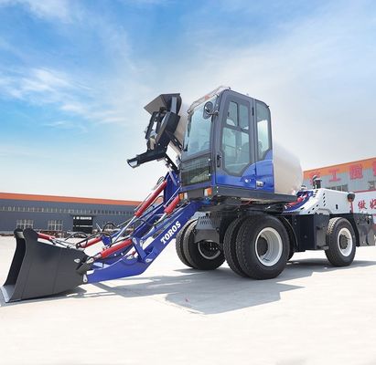 Camion per miscelazione del calcestruzzo multifunzione 3-6m3 Capacità di tamburo di miscelazione