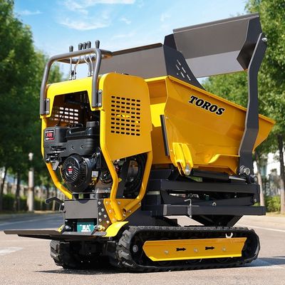 Mini dumper a rotaia robusta funzionamento liscio alte prestazioni