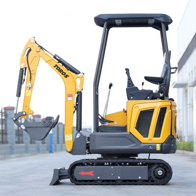 920mm Distanza traccia centro Mini escavatore per progetti di costruzione