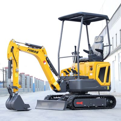 3060mm Lunghezza totale Escavatore a trascinatore compatto 1 tonnellata Con forza massima di scavo di 8kn