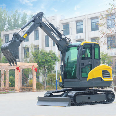 Altezza massima di scarico 3050 mm Mini escavatore con velocità di oscillazione di 8 giri al minuto