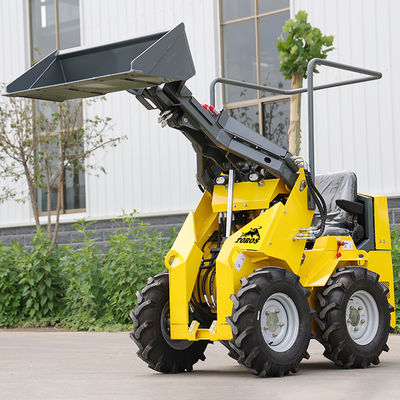 Mini Skid Steer Loader approvato EPA Piccolo caricatore cingolato Diesel Alimentato Opzioni di colore multiple